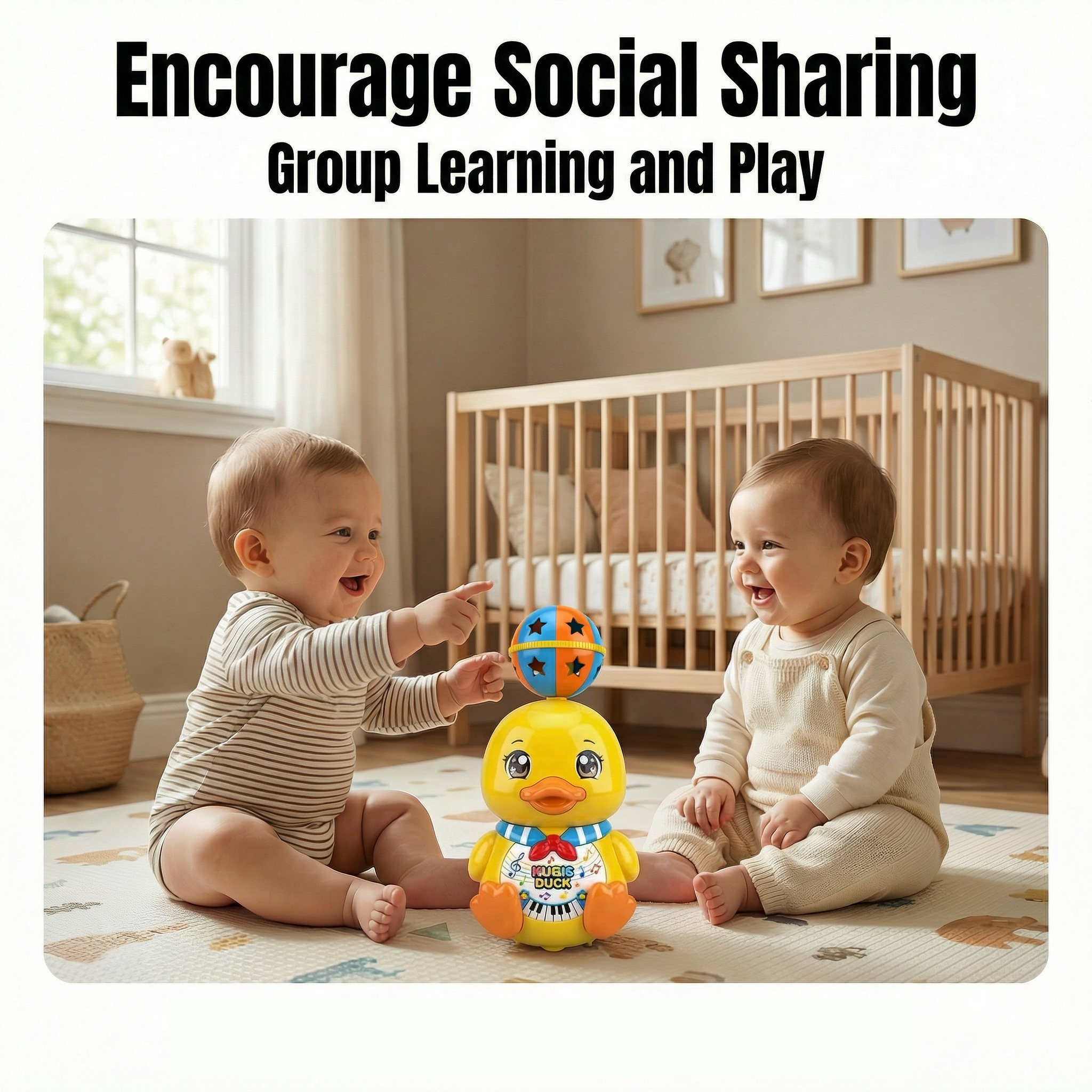 🎵 Dancing Spin & Glow Musical Duck