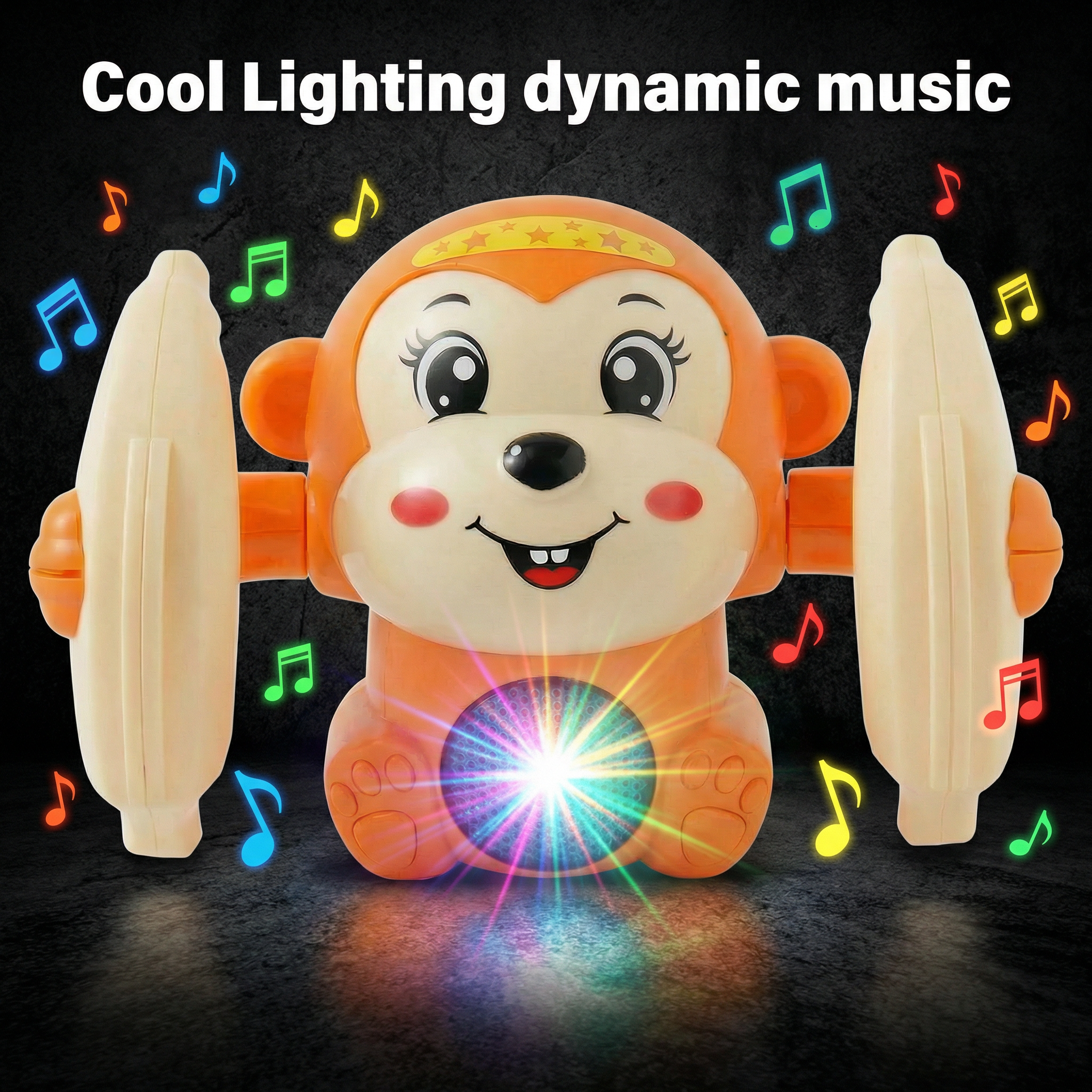 🎨🎨Spinning Tumble Monkey Interactive Toy